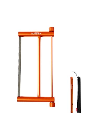 Sundick Alüminyum Alaşımlı Dikdörtgen El Testere Açık Katlanır Turuncu