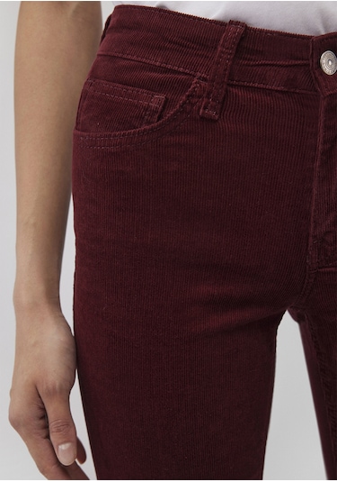 Mavi - Molly Bordo Kadife Pantolon 1013689467 Bordo