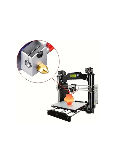 Dashanshop 10 Adet 0.4mm 3d Yazıcı Nozulu Pirinç Mk8 Ekstruder Yüksek Isı Dayanıklı