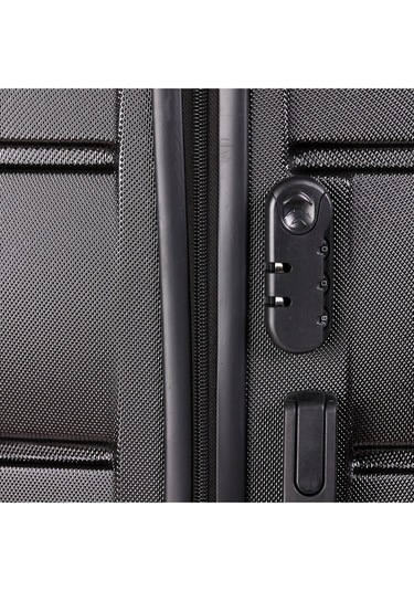 Yefa Dayanıklı Unisex 4 Tekerlekli 3'lü Set Plastik Valiz Seti