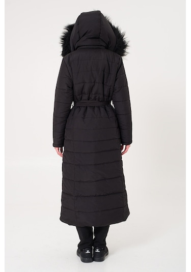 Barbora Günlük Kışlık Tam Boy Şişme Kadın Mont Bt180S