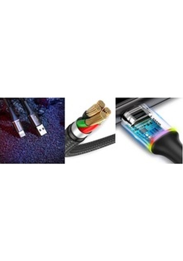 Baseus Halo 2.4A Lightning 1 Metre Şarj Kablosu (492306184)