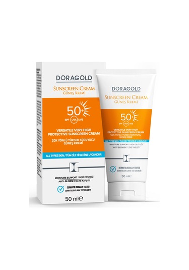 Doragold SPF 50+ Leke Karşıtı Çok Yönlü Güneş Kremi 50 ML