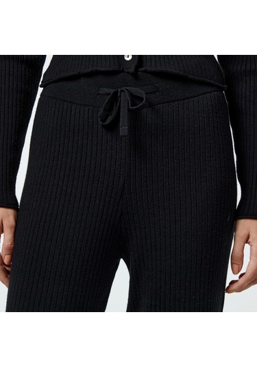 Nautica Kadın Siyah Regular Fit Pantolon Düz 47p310t Siyah