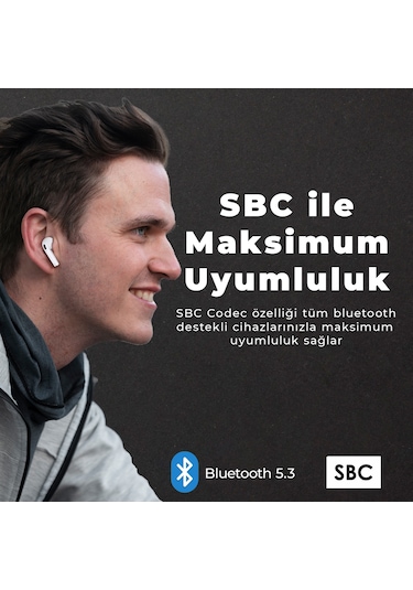 Bix Soundcraft TW2 Bluetooth 5.3 Kablosuz Kulak İçi Kulaklık