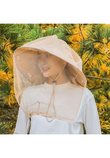 Suntek Yüz Mesh Net Balıkçılık Yürüyüş Açık Için Haki Haki