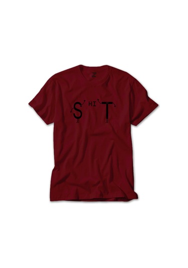 Shit Kırmızı Tişört Kırmızı