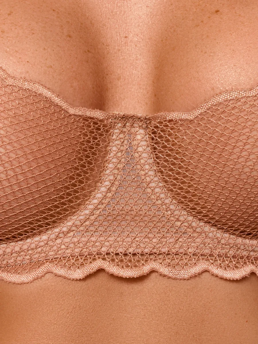 Astores Süngersiz Ve Push-up'sız Dantel Sütyen File 466503790 Kahverengi