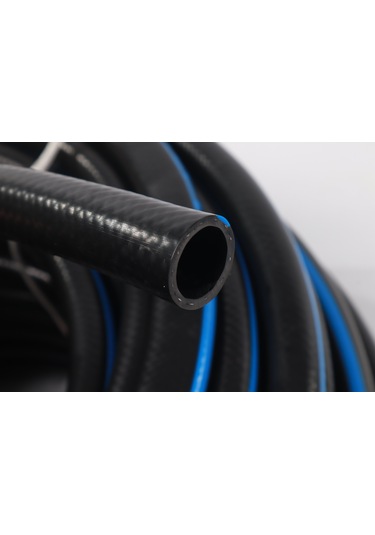 1" ( İç çap 25 mm ) Thermo Kauçuk Örgülü Bahçe Hortumu - 50 Mt.