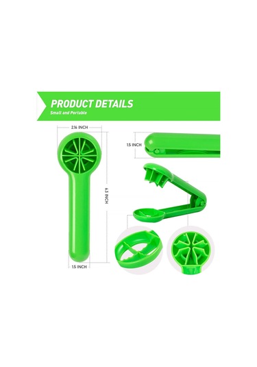 Homyl Üzüm Dilimleyici Manuel Mutfak Gereçleri Kesme Aleti Yeşil