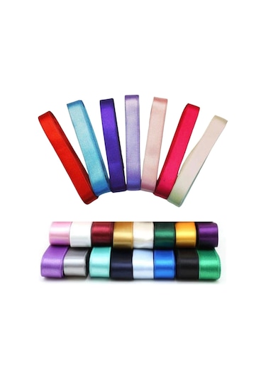 Saten Kurdele 3 Cm 10 Metre Bebe Mavisi