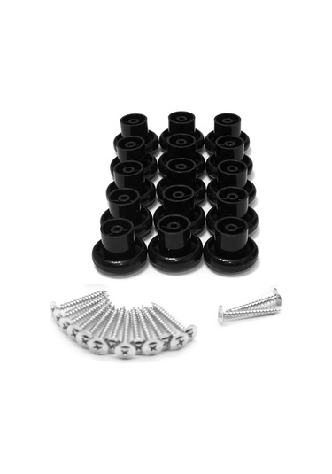 Smikov Mobilya İçin Evrensel Düğme Tipi Kulp 15 Adet 444211738 Siyah