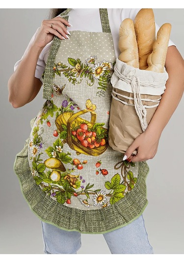 Kuhna V Gorosek Kadın Mutfak Önlüğü 217351036 Yeşil