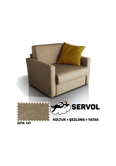 Seray Servol Tekli Yataklı Koltuk Zeta 137