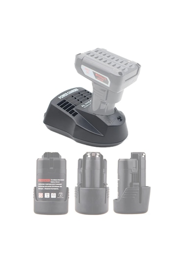 Ximistore9 "bosch Matkaplar Ve Vidalama İçin Hızlı Şarj Cihazı - 10.8v/12v Li-ıon Pil Şarj Aleti"