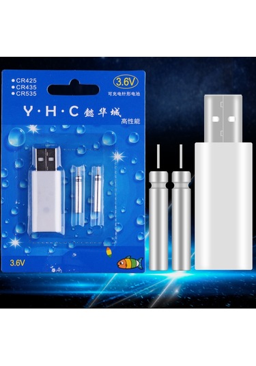 Springsun Cr425 Balık Tutma Aküsü, Elektronik Işıkli Sünger Pil Seti - 2 Adet Pil + Tek Lüft, Gece Balıkçılığı Erişkin Aksesuarı