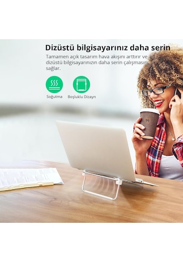 Ugreen Ayarlanabilir Katlanabilir Masaüstü Notebook Standı
