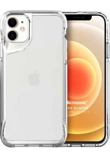 Microsonic Apple Uyumlu iPhone 12 Kılıf Trex Bumper