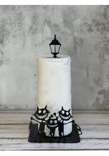 Goodloftfamily Mutfak İçin Masaüstü Kağıt Havlu Tutucu 195614073 Siyah