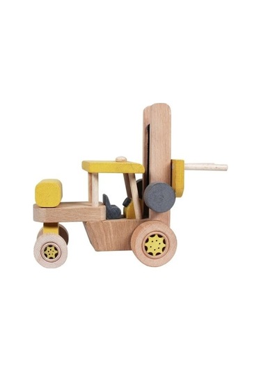Ahşap Forklift - Sarı
