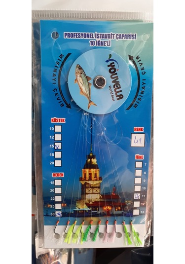 Çapari İstavrit Kolay Açılır 10 İğne - Renk 41