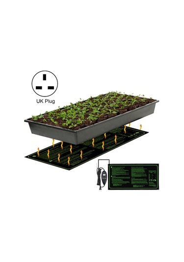 Sones 20 X 10 İnç Dijital Ekranlı Fide Isıtma Pedi Zamanlı Sıcaklık Ayarı İngiltere Fişi 240v