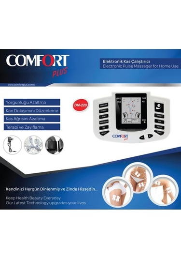 Comfort Plus Dm-2100 Terlikli Elektronik Kas Çalıştırıcı Tens Ter