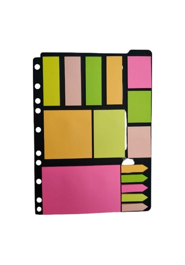 Paste Notes Post-it Seti Klasöre Takılabilir Not Kağıdı Index