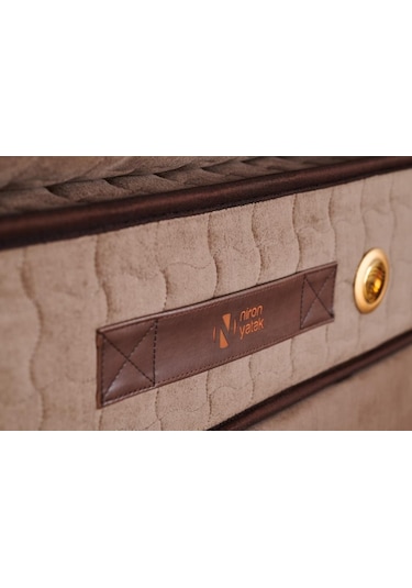 Nironyatak W.Cotton 80X180 Tek Kişilik Pedli Yatak Full Ortopedik Yaylı Yata