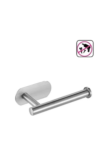 Tuvalet  WC Kağıtlığı Kendinden Yapışkanlı Paslanmaz Çelik Krom