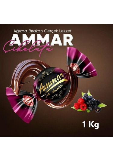 Ammar Bitter Kaplamalı Dutlu Türk Kahveli Fındıklı Hindistan Cevizli Çikolata 4'lü