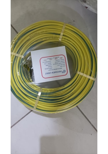 100 Metre 10 Luk Nyaf Cca Kablo Tek Damar Sarı