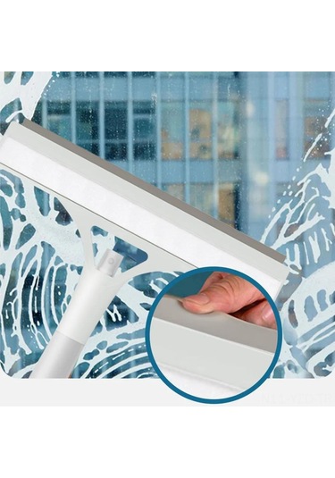 Yuntech01 Ev Cam Temizleme Aleti: 3'ü 1 Arada Cam Silgi, Ayna Fırçası Ve Banyo Silikon Scraper İle Kolay Temizlik Diğer