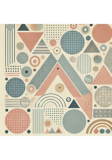 İskandinav Soyut Tablo Set Çerçevesiz 50x50cm Pvc Tablo 4'lü Set 020 Her Bir Tablo 50x50cm Büyüklüğündedir.