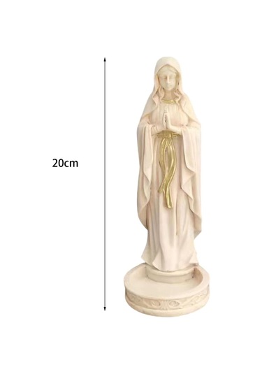 Dolıty Oturma Odası Masa Dekorasyonu Için Meryem Ana Heykeli 20 Santimetre