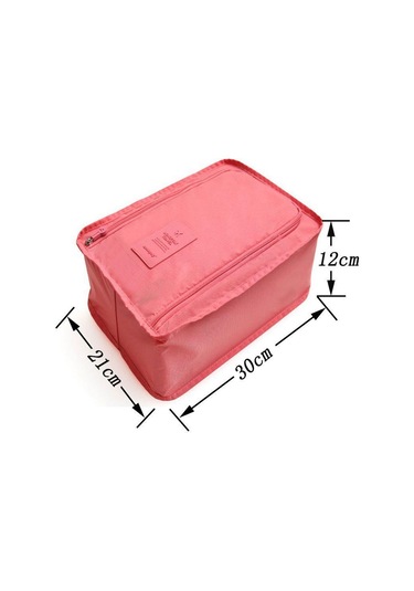 Moda Düzenleme Kutusu Su Geçirmez Seyahat Ambalaj Düzenleyici Çanta Ayakkabı Saklama Çantası Ev Yaşam Şarap Kırmızısı