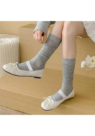 Dizaltı Çorap Seti Bot&çizme Çorabı 4'çift Çok Renkli