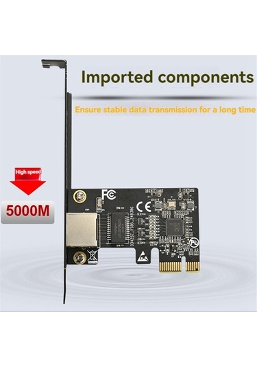 Ulzyvf X1 Servis Rj45 Pcıe Pcı Kartı Gigabit Express Ethernet Ağ 5gb - Mo
