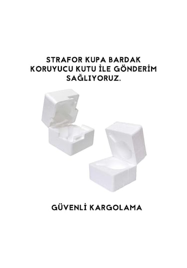 S Harfi Baskılı Kupa Bardak beyaz
