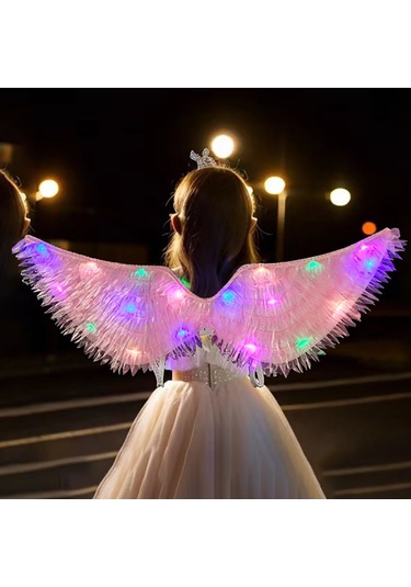 Lıcorıce Kumaş Parlayan Kanatlar Parti Dekoru-toz