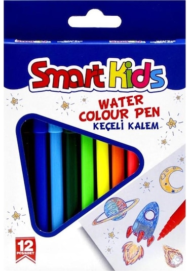 Smart Kids Keçeli Boya Kalemi 12 Renk