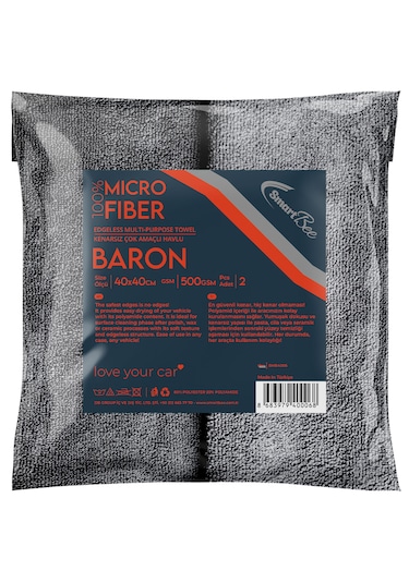 Smartbee Baron 2 Li Mikrofiber Lazer Kesim Cila Bezi 40 40 500gsm