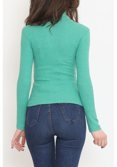 Mokashopin - Balıkçı Yaka Body Yeşil - 8338.1567. 001