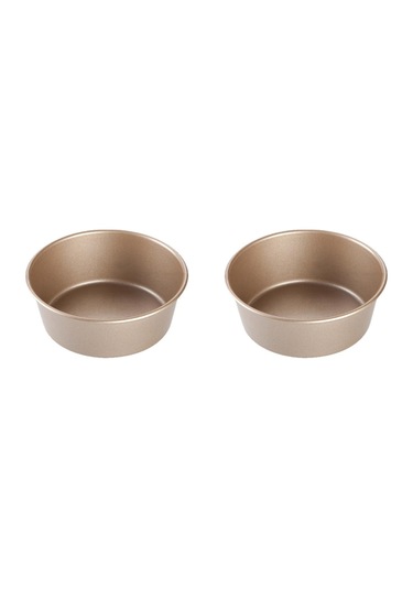 Xurunkeji 2 Adet Hamburger Kalıbı Daire Şablonu Paslanmaz Çelik Tencere Küre Kek Kalıbı Tost Makinesi Fırın Tepsileri Pizza Kitleri Pişirme Altın