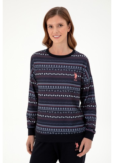 U.s. Polo Assn. Kadın Lacivert Pijama Takım 50303403-vr033 Lacivert