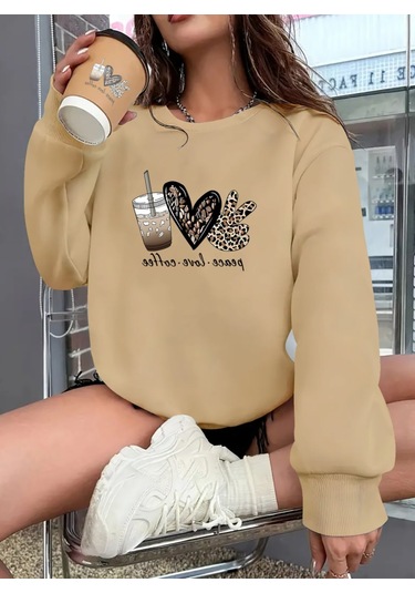 Leyla Sanat Sanata Yeni Bir Bakış Açısı Kadın Uzun Kollu Bisiklet Yaka Kalp Desenli Viskon Iki Iplik Bluz Kahve Leyla Sanat Sanata Yeni Bir Bakış Açısı Kadın Uzun Kollu Bisiklet Yaka Kalp Desenli Viskon Iki Iplik Bluz Kahve