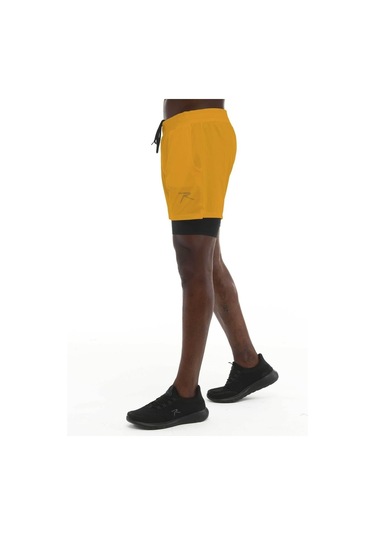 Erkek Taytlı Spor Şort Pan Siyah 001