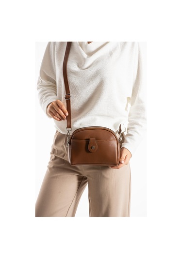 Elit Snm1420c Kadın Omuz Çantası Taba Taba