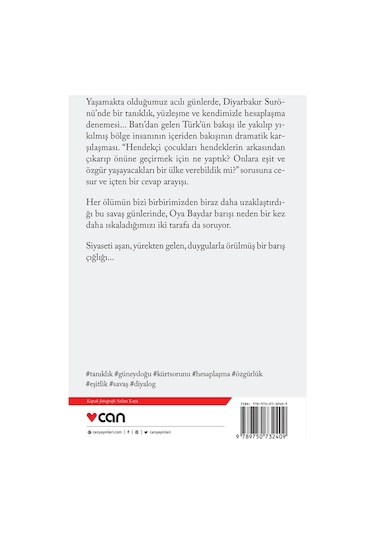 Surönü Diyalogları - Oya Baydar -Can Yayınları