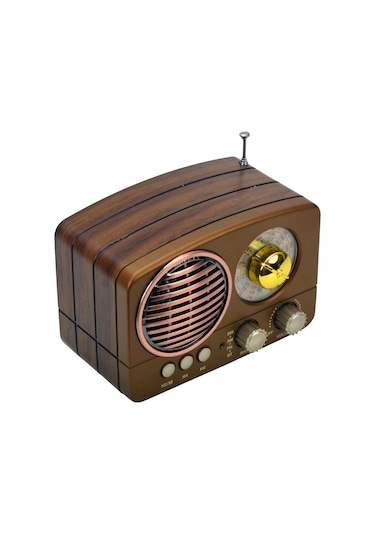 Nostaljik Fm Radyo Bluetooth-Usb-Retro Meier M161-Bt
